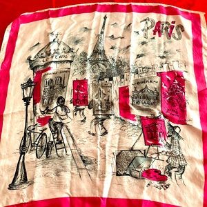 Neck scarf Paris silk